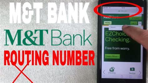 M & T BANK. . Mt bank aba number